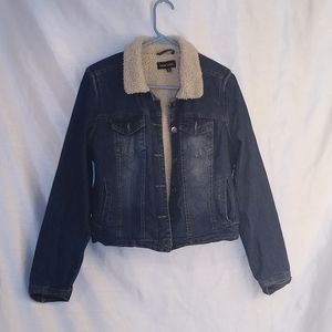Jean Jacket with Fur lining